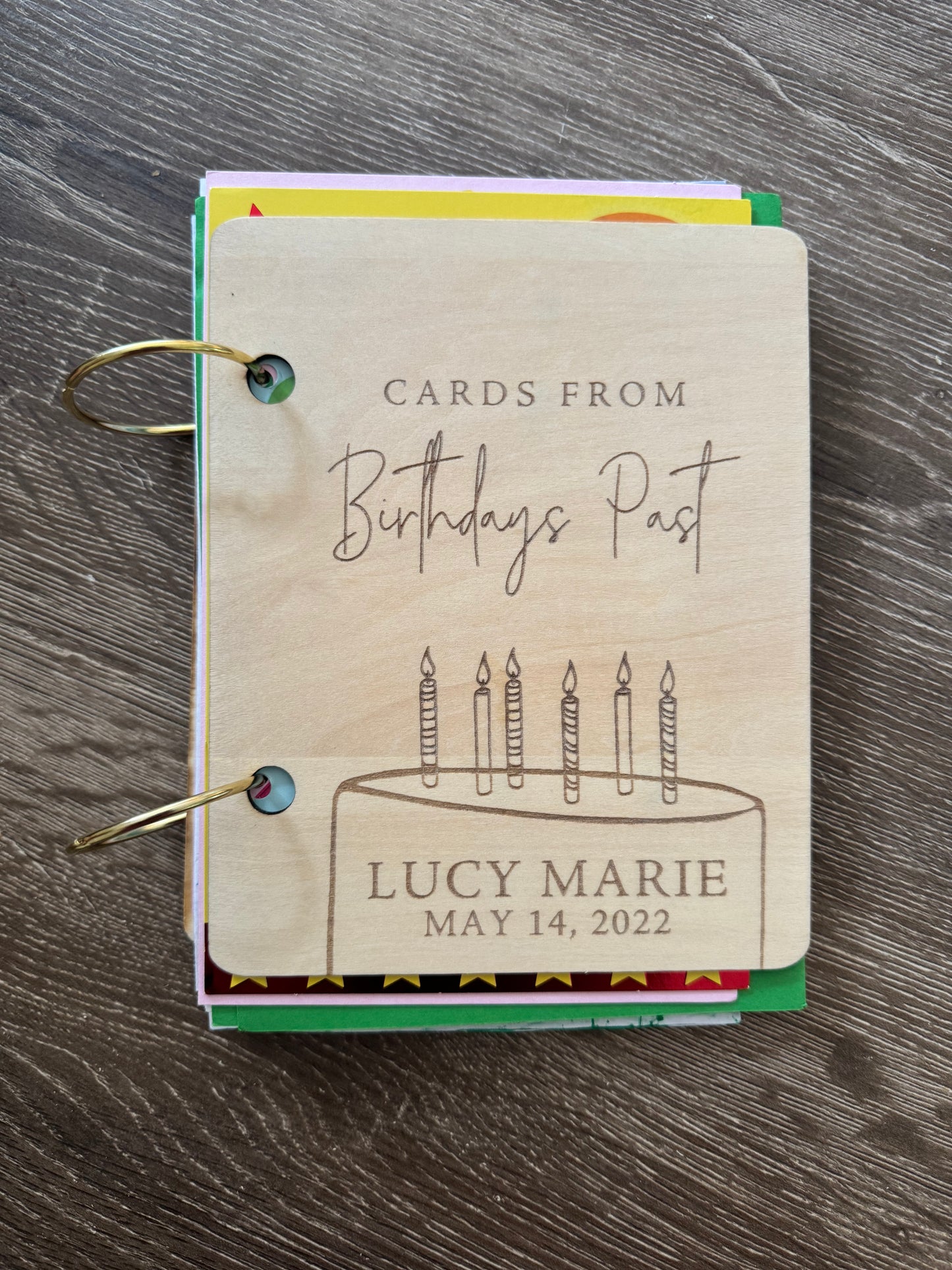 Cards from Birthdays Past Binder