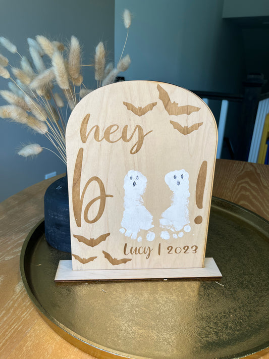 Hey Boo! Footprint Kit