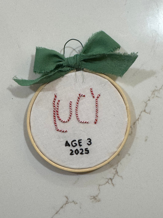 Embroidered Ornaments