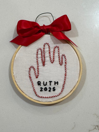 Embroidered Ornaments