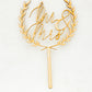 Wooden Cake Toppers