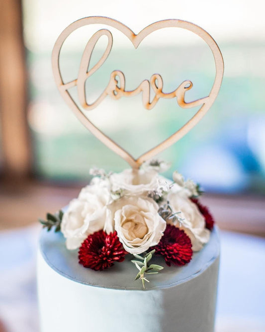 Wooden Cake Toppers