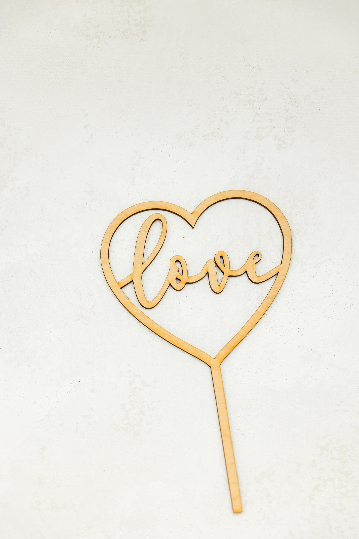 Wooden Cake Toppers