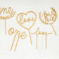 Wooden Cake Toppers